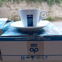 6 Tazze cappuccino con piattino Lavazza 