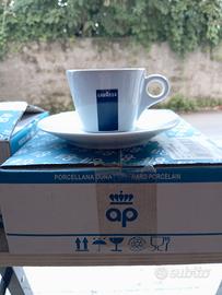 6 Tazze cappuccino con piattino Lavazza 