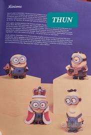 THUN ,SERIE COMPLETA DI 4 PEZZI MINIONS 