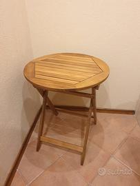 Tavolo rotondo pieghevole nuovo