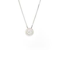 Collana punto luce cipollino 0,20 carati