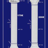 parasta lesena in gesso colonna piatta decoro casa