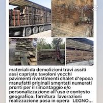 Legno antico di recupero