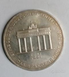 10 Mark 1991 A Germania Argento 625 Brandeburgo Ri
