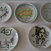 Collezione 5 Piatti Maratonina dei 3 Comuni