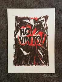 Litografia Vinicio Berti originale 1956