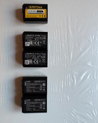 5 batterie NP-FW50