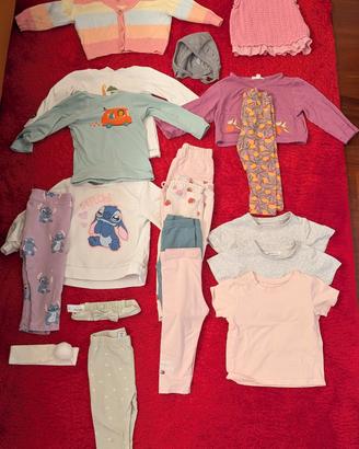 Lotto 18-24 mesi 86-92 cm BAMBINA