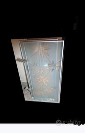 Ante Vetro Decorato Billy Ikea Coppia