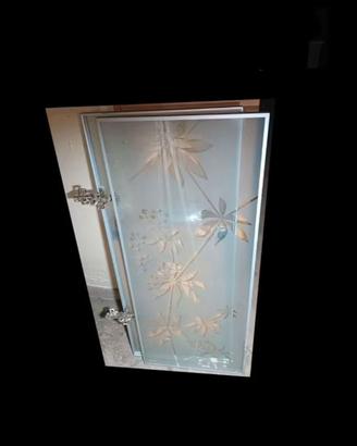Ante Vetro Decorato Billy Ikea Coppia