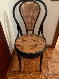 Sedia  di Vienna in finocchietto