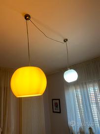 lampadario doppio