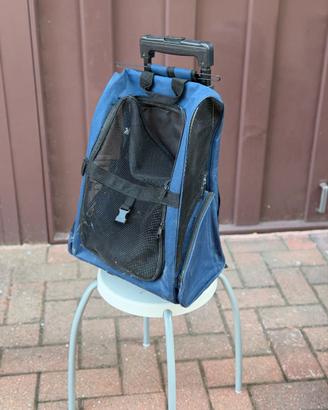 Zaino trolley per cani e gatti piccola taglia