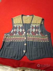 gilet uomo lana, molto grande tgxxxxl