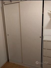 Armadio bianco 204x121x50