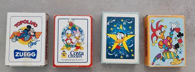 Mazzi di carte Topolino-Paperino Modiano Dal Negro