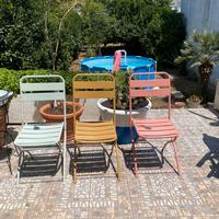 Set sedie da giardino in ferro