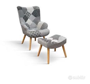 POLTRONA CON POGGIAPIEDI