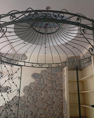 gazebo in ferro battuto tubolare 