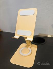 Supporto metallico telefono e tablet 360° rotante