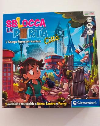 sblocca la porta escape room per bambini