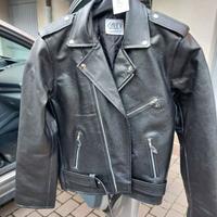 Giacca e Gilet Moto pelle mod. GAUDI stile Chiodo