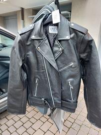 Giacca e Gilet Moto pelle mod. GAUDI stile Chiodo
