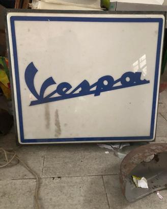 Insegna Vespa Originale illuminata