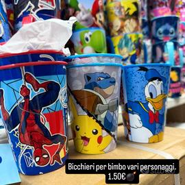 Bicchieri per bimbo e bimba 