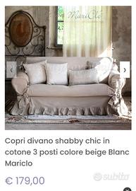 copridivano blanc mariclo