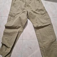 Wrangler pantaloni con tasconi beige