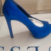 scarpe blu elettrico 