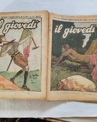 lotto di 64 fascicoli"Il giovedì",1927/29 ed.Picco