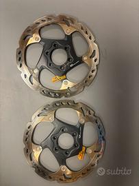 Coppia dischi shimano d.160