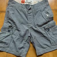 abercrombie & fitch pantalone bermuda taglia 46/32