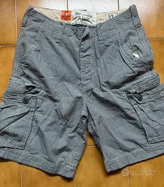 abercrombie & fitch pantalone bermuda taglia 46/32