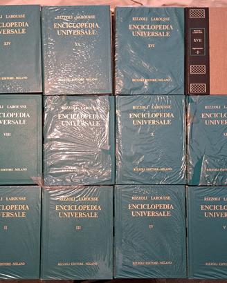 Enciclopedia Rizzoli Larousse dal 1966 (17 volumi)