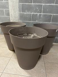 3 Vasi piante marca ‘Artevaso’ diametro 50 cm