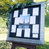 Tableau de marriage matrimonio cavalletto cornice