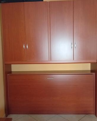 mobile con letto a a scomparsa