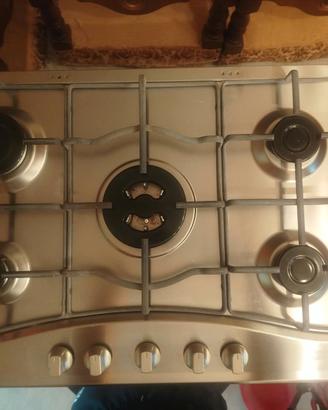 Piano cottura 5 fuochi Hotpoint Ariston Diamond