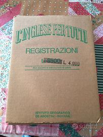 Corso 'Inglese per tutti” audiocassette-Vintage