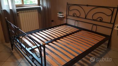 letto matrimoniale ferro battuto 