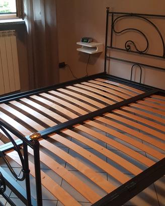 letto matrimoniale ferro battuto 