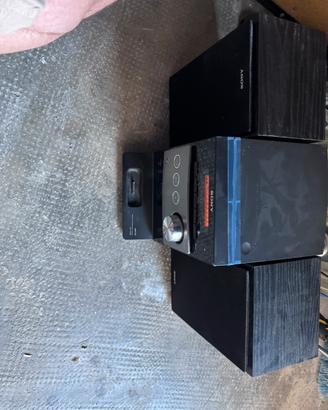 Impianto stereo sony con lettero CD casse or