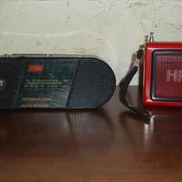 lotto 2 radioline AM/FM vintage - usate - anni 90