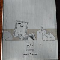 Cornice portafoto argentata NUOVA Mascagni A188