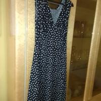 vestito nero pua' smanicato conbipel xl spalle 62