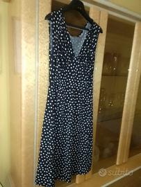 vestito nero pua' smanicato conbipel xl spalle 62