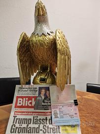 Aquila oro e diamanti